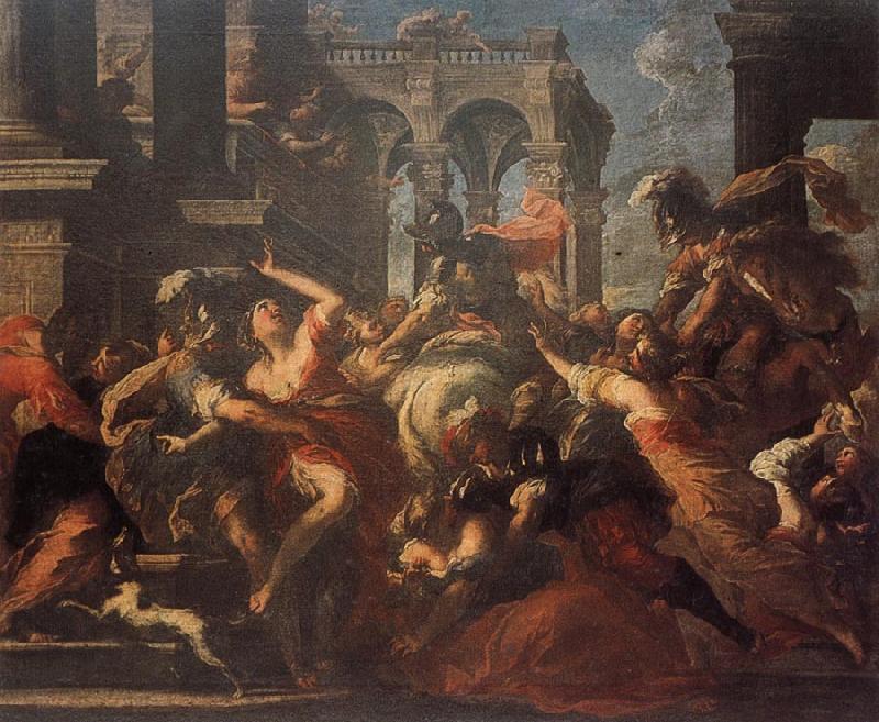 CASTELLO, Valerio The Rape of the Sabine Woman